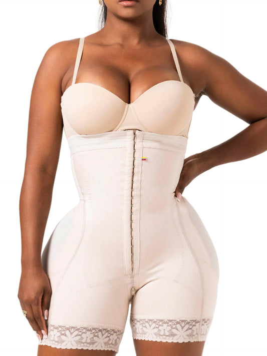 SnatchMe™ Stage 2 Post-Surgery Sculpting Bodysuit – High Compression Colombian Faja with Butt Lifter